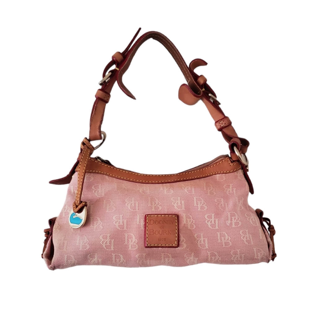 Dooney & Bourke Small Pink East West Hobo